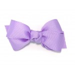 Purple (Lavender) Grosgrain Bow - 3 Inch